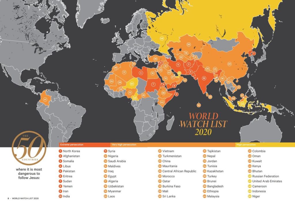 A Global Catastrophe: “260 Million Christians Experience High Levels Of Persecution”