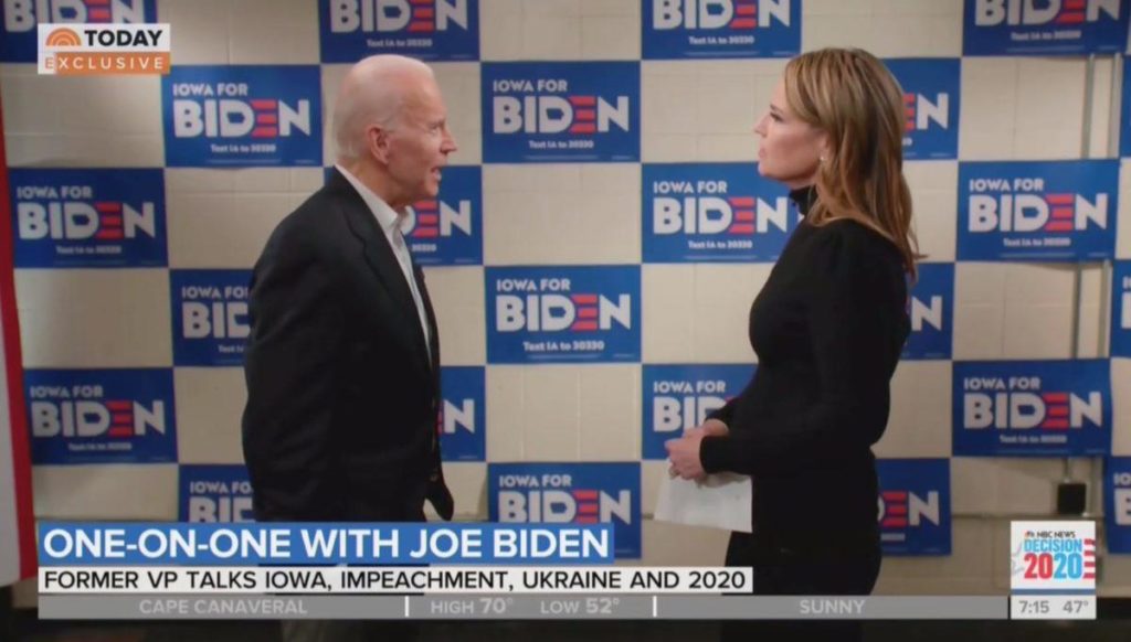 Watch Biden Snap At ‘Today’ Show Anchor Over Hunter & Burisma Questions