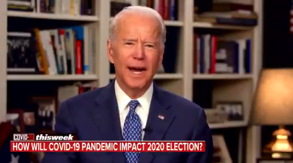 Biden Says Democrats May Need To Hold Virtual Convention