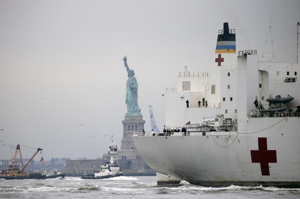 COVID-19 Patients Mistakenly Delivered To Navy Hospital Ship In New York