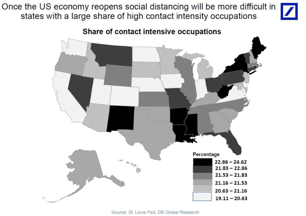 Which States Are Most At Risk From The Economic “Reopening”