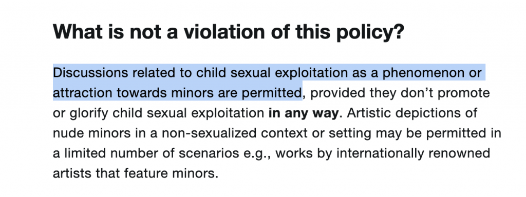 Twitter ‘Child sexual exploitation policy’ Allows Discussion of ‘Attraction Towards Minors’