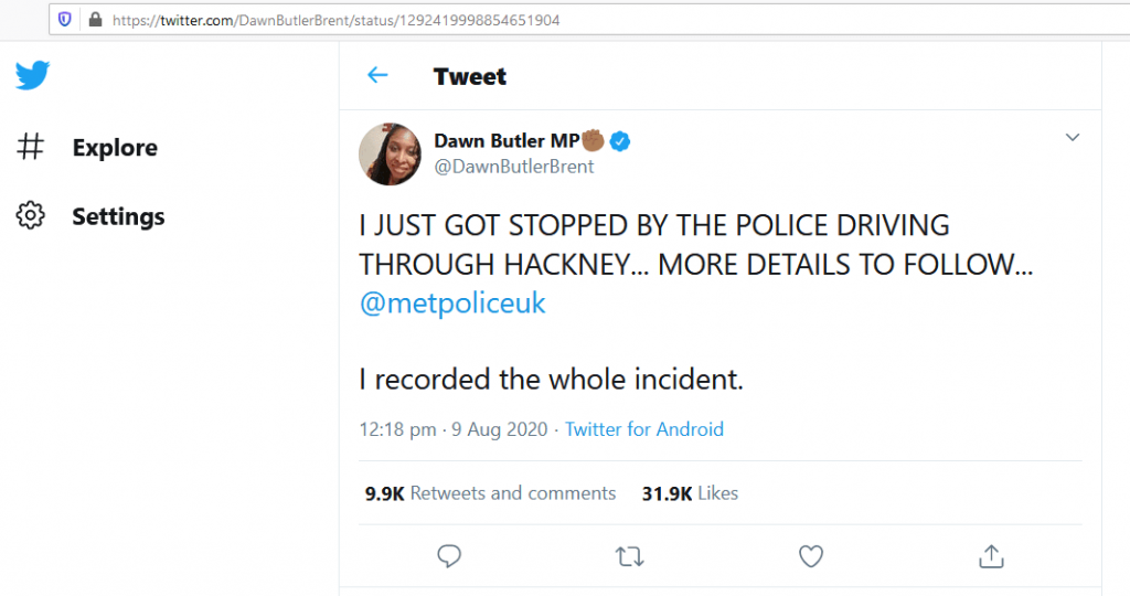 A Statement From Tommy Robinson – Dawn Butler