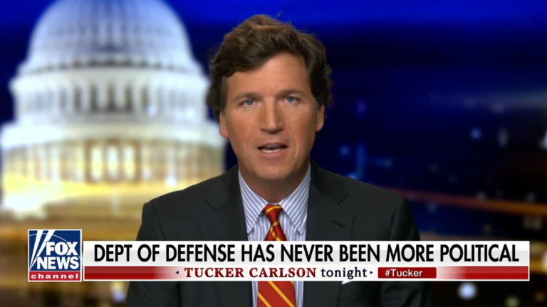 Pentagon Declares War on Tucker Carlson