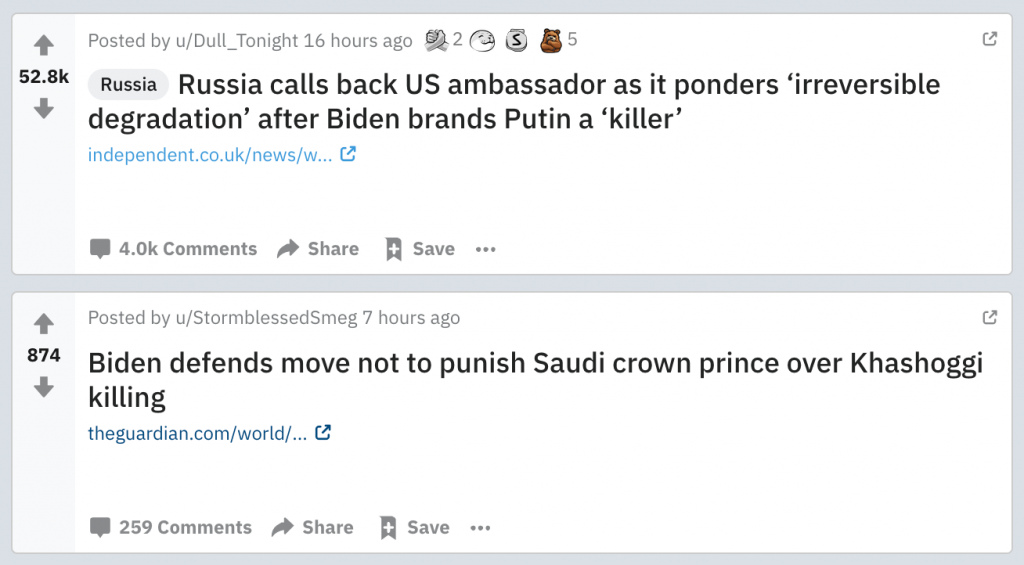 Fake President Biden Calls Putin “Killer” as He Defends Prince Salman