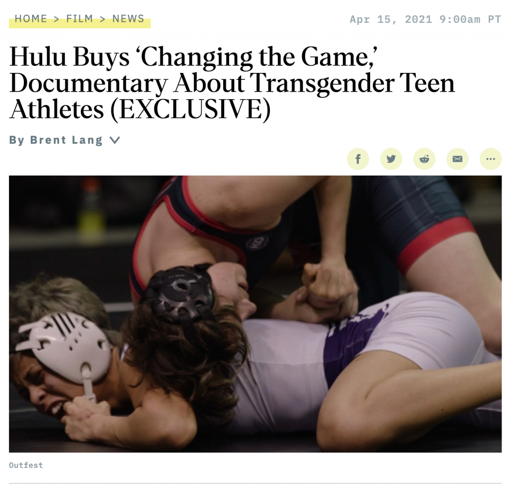 Documentary on Tranny High School Athletes is Called “Changing the Game”