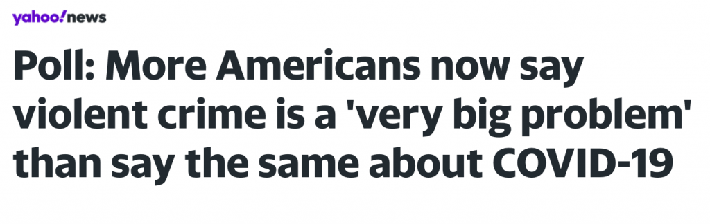 Poll: Americans More Worried About Crime Than the Flu