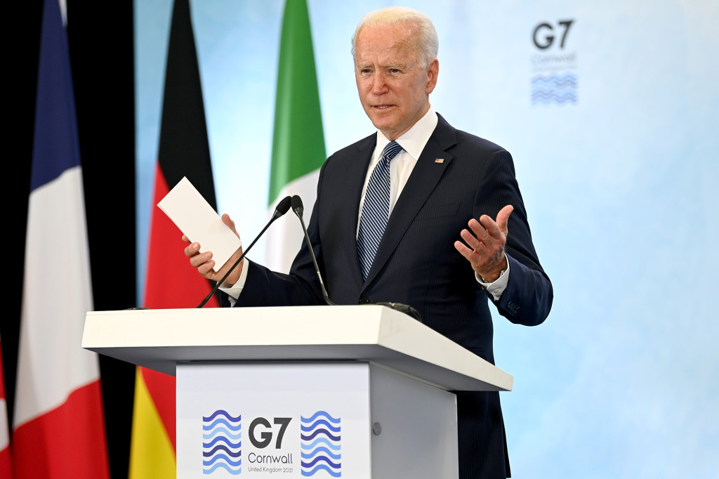 Badass MF Vaxxy Joe Goes Full Grandpa Vaxxy Joe at Press Conference