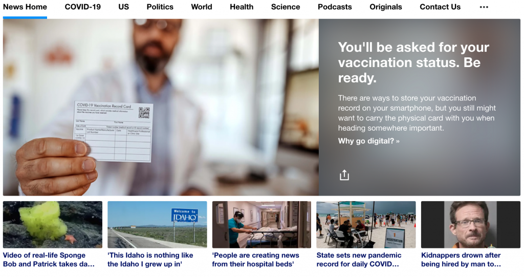 WaPo Announces That It’s Time to “Prove” You’re Vaxxed – It’s Just an App, Bro