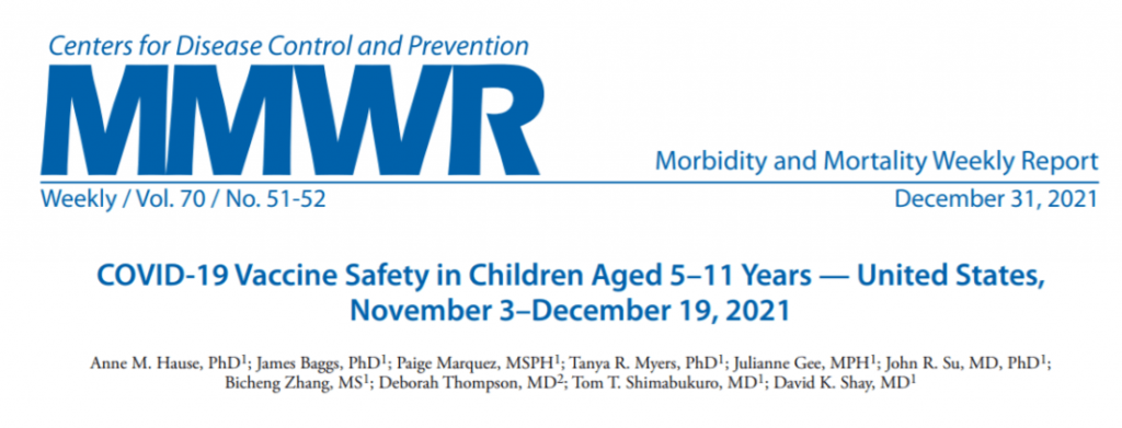 ICYMI: CDC just published a paper that admits that VAERS is underreported by at least 6.5X