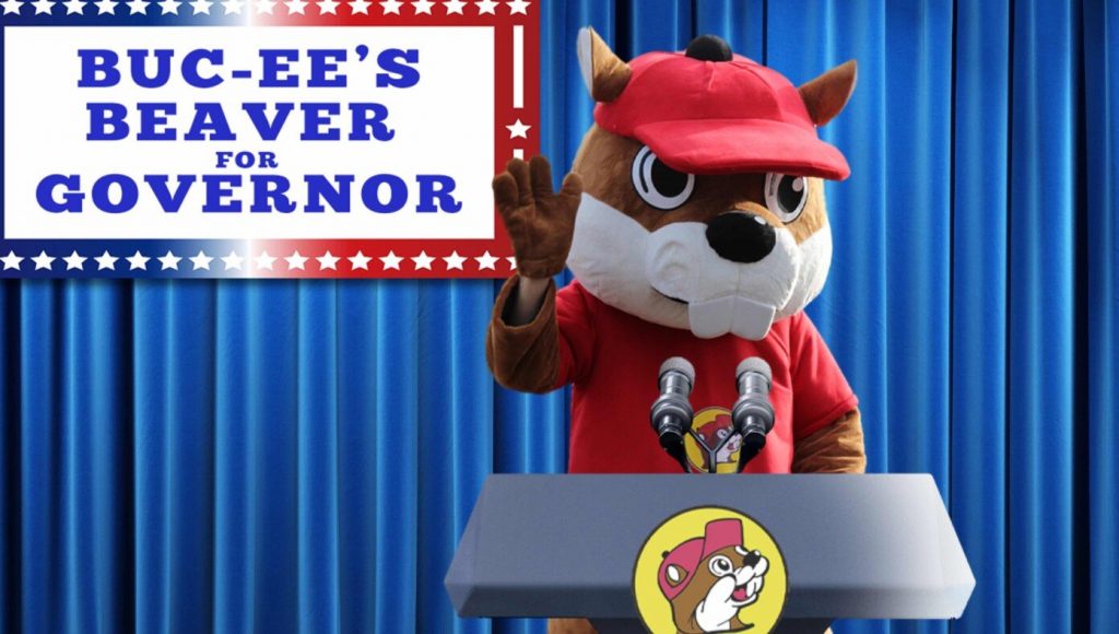 SATIRE – Bucc-ee’s Beaver Announces Run For Texas Governor