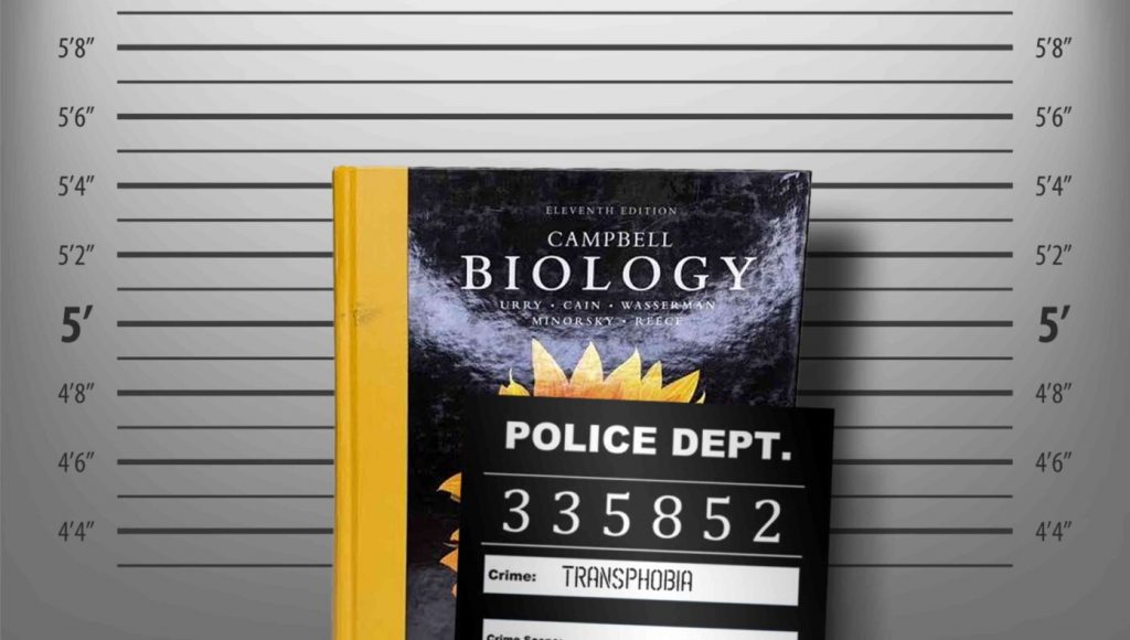 SATIRE – Biology Textbook Arrested For Transphobia