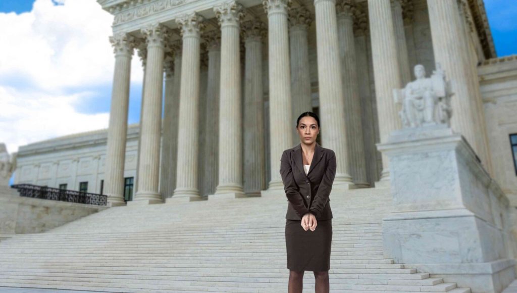 SATIRE – AOC Still Handcuffed As Capitol Police Misplaced The Invisible Key