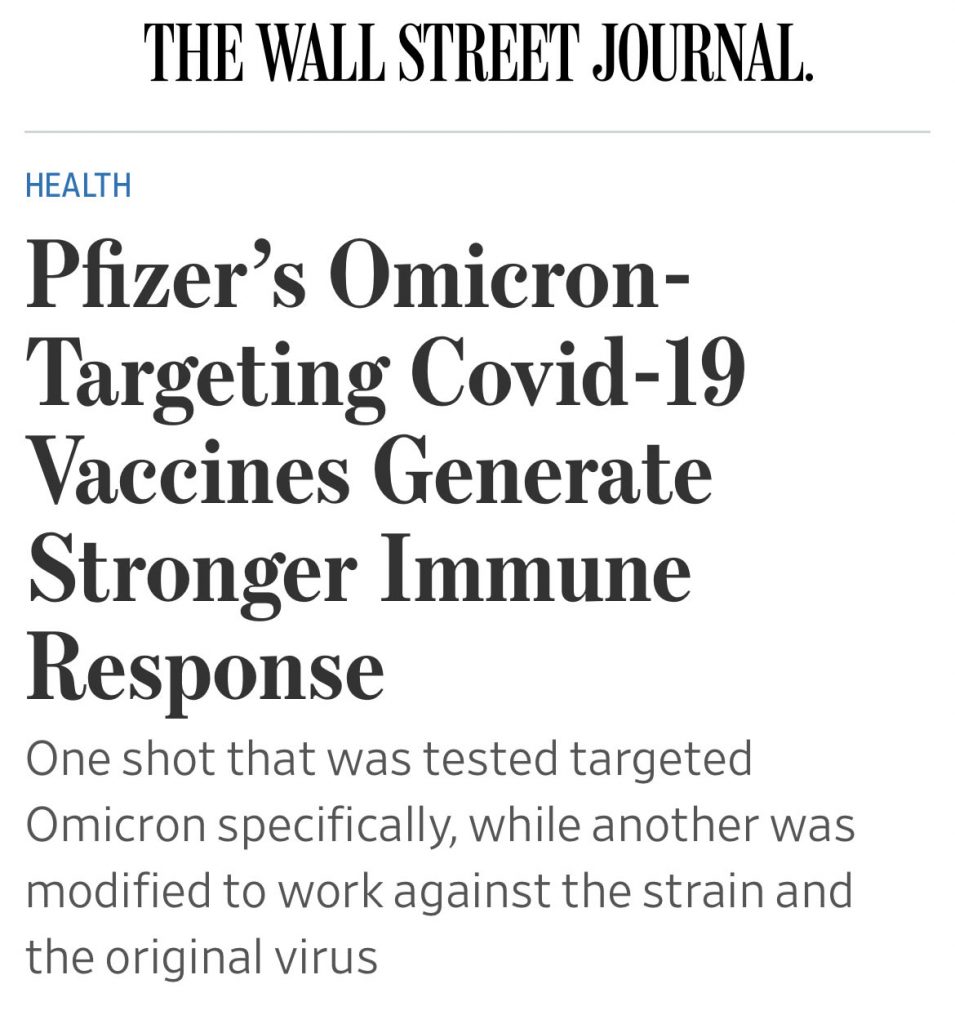 The sublime cynicism of the press for “Omicron-specific” Covid vaccines