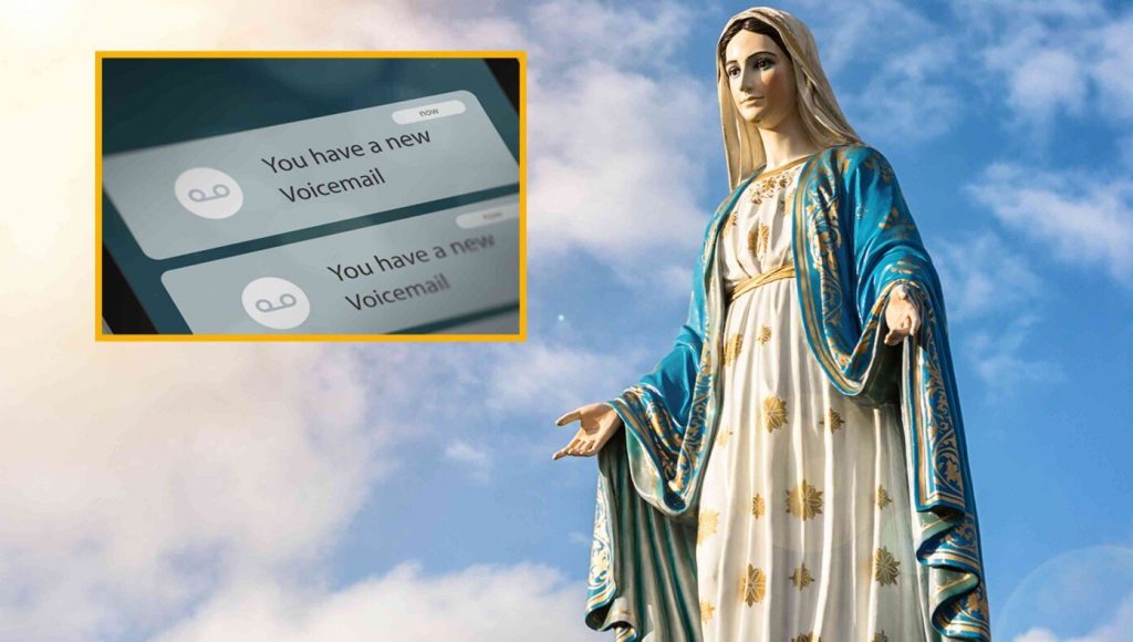 SATIRE – Annoyed Mary Sets Voicemail To Forward Directly To Jesus
