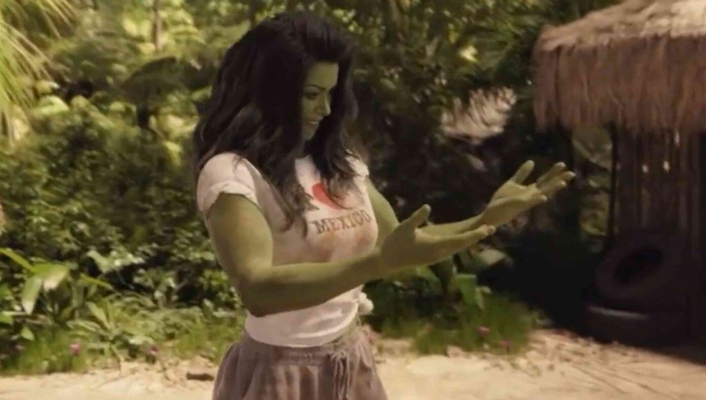 SATIRE – She-Hulk Insists She’s ‘Fine’ While Literally Turning Into Enormous Green Monster