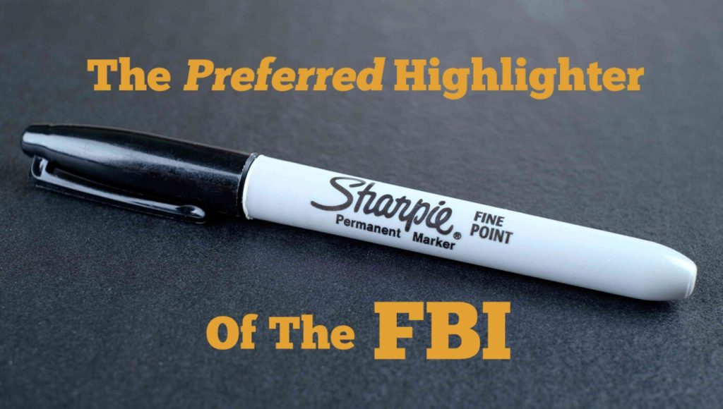 SATIRE – Sharpie Scores Huge Endorsement Deal With FBI