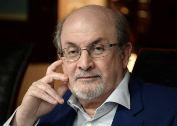 Salmon Rushdie Rushing to Die After Getting Stabbed in His Fat Neck