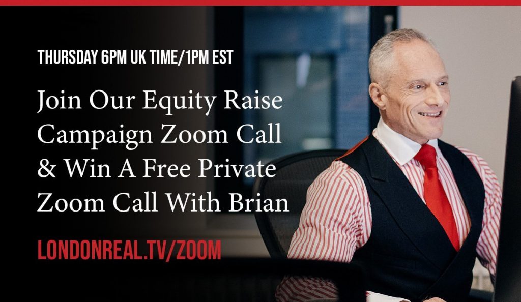 Win A Free Private 1 Hour Mentoring Call with Brian! Join our Equity Raise Campaign Zoom Call