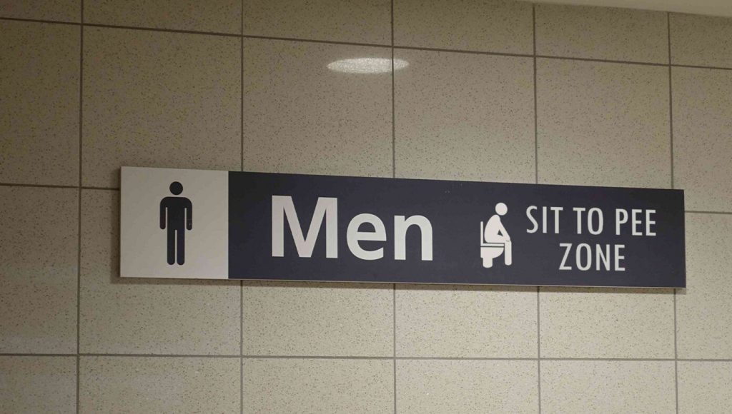 SATIRE – To Promote Inclusion, California Passes Law Requiring Men To Sit When They Pee