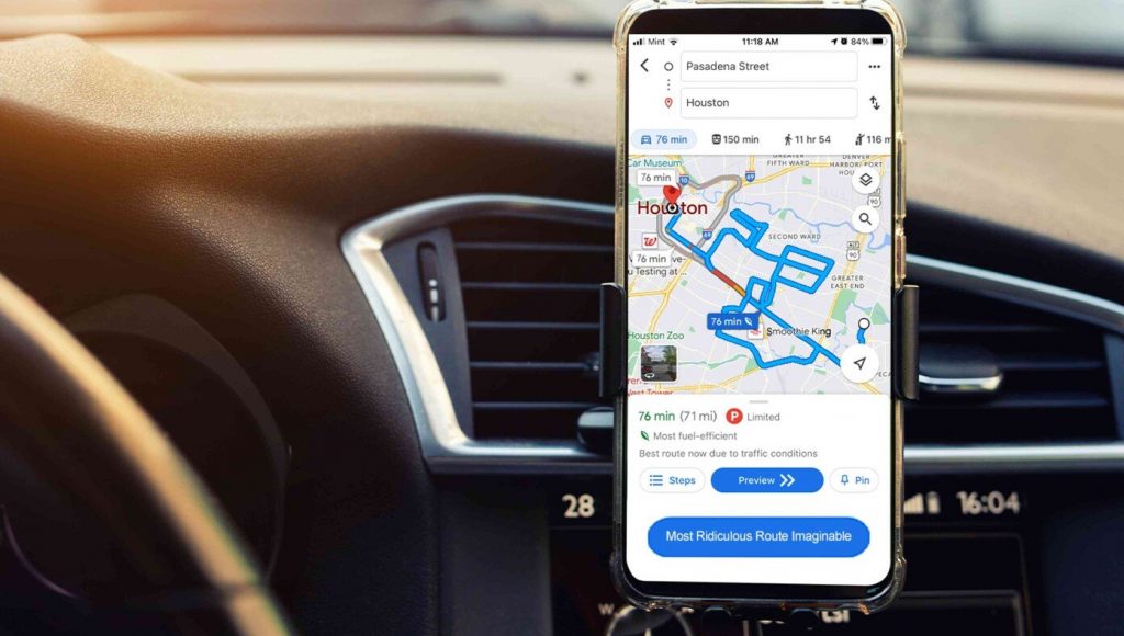 SATIRE – Google Maps Introduces New ‘Most Ridiculous Route Imaginable’ Button