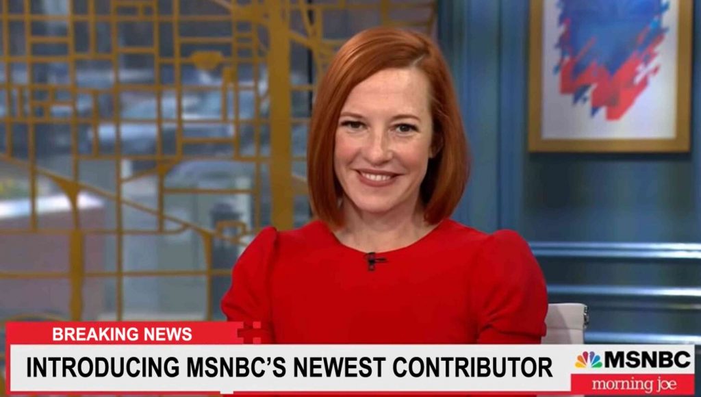 SATIRE – Jen Psaki Excited To Start Her First Day Of The Same Job