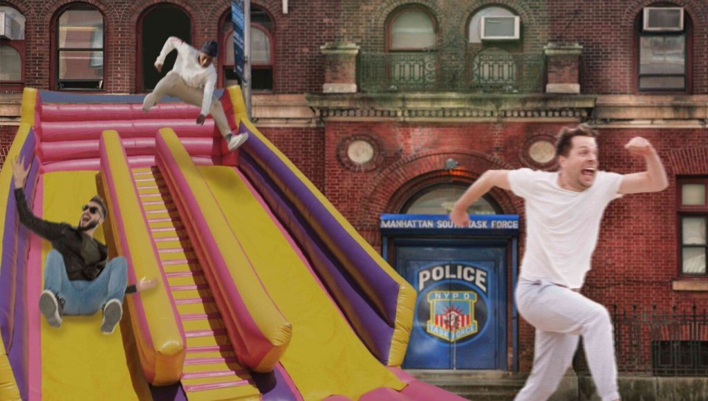 SATIRE – NYC Police To Release Criminals Onto The Streets Faster With Newly Installed Giant Slide