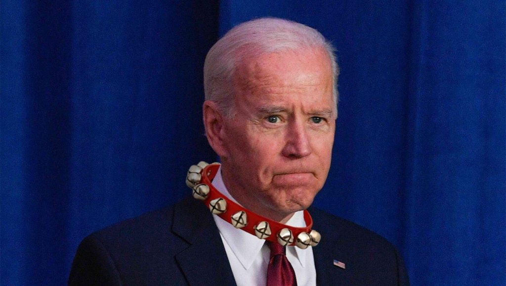 SATIRE – White House Staff To Fit Joe Biden With A Jingle Bell Collar So They Can Find Him When He Wanders Off