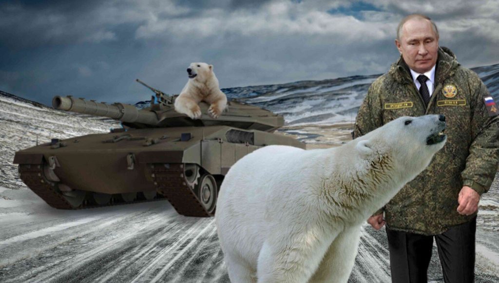 SATIRE – Experts Believe Russia Low On Soldiers After Putin Spotted Trying To Teach A Polar Bear How To Drive A Tank