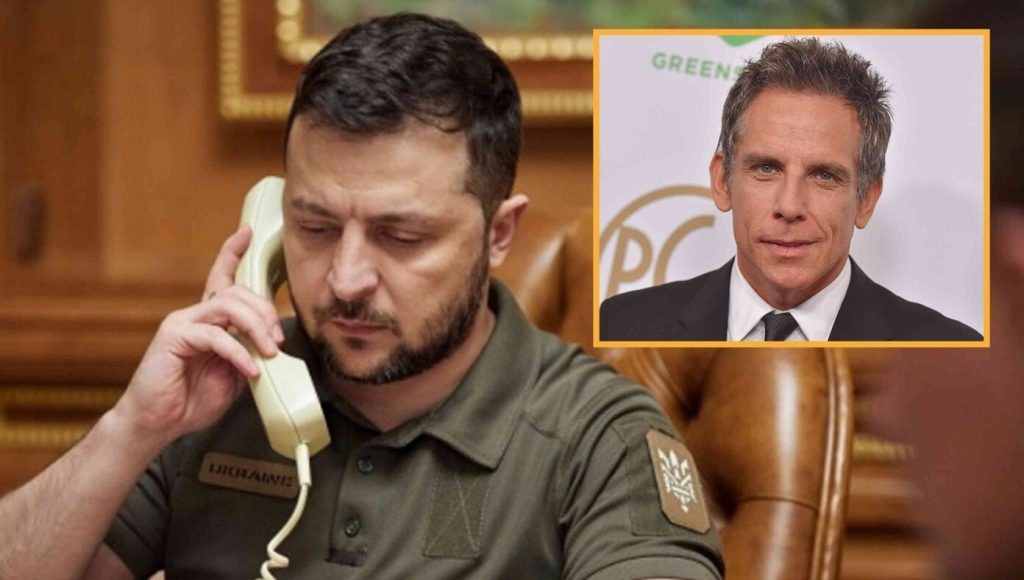 SATIRE – Zelensky Asks Ben Stiller If He Can Put Him Down As A Reference On His NATO Application