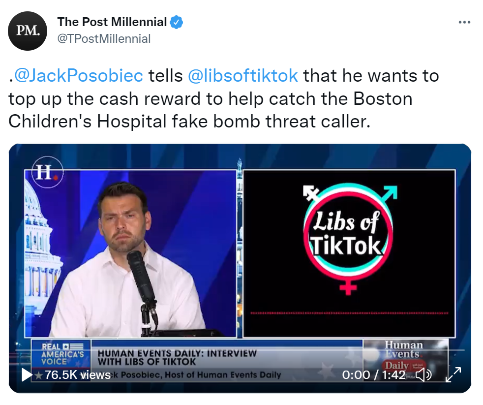 ‘Wow! Jack Posobiec and Human Events pledged to ad…’
