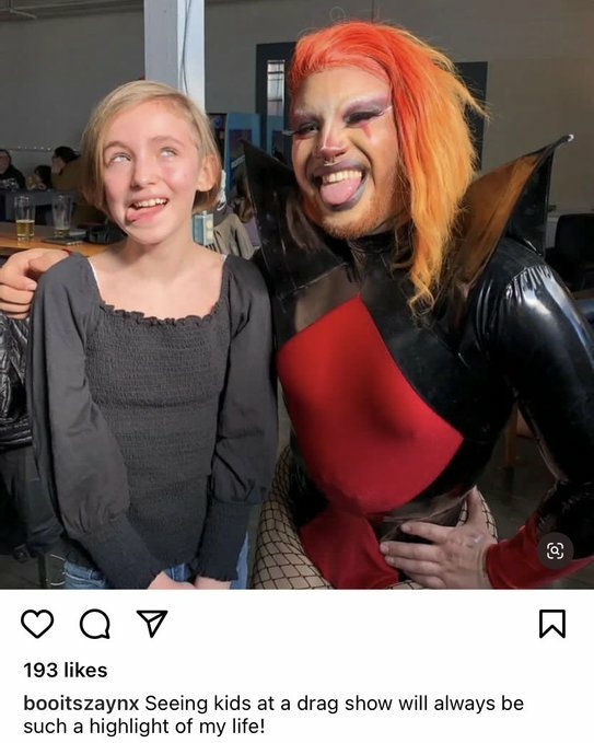 ‘“Seeing kids at a drag show will always be such a…’