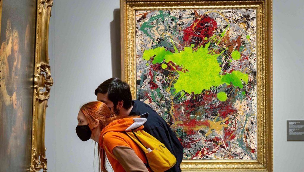 SATIRE – Sad: Climate Activists Vandalize A Jackson Pollock But No One Notices