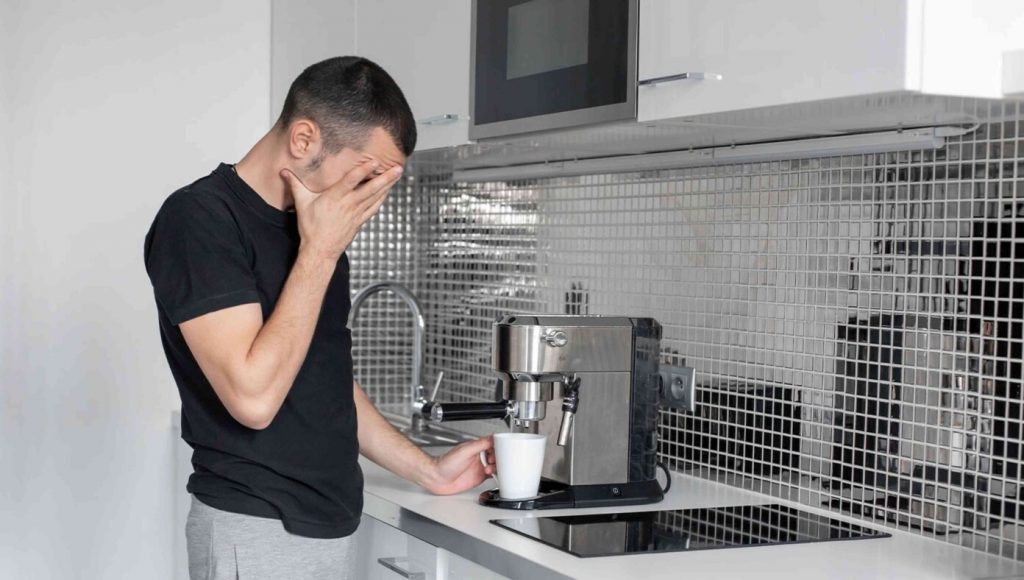 SATIRE – Man Really Struggling To Make Coffee As He Hasn’t Had His Morning Coffee Yet