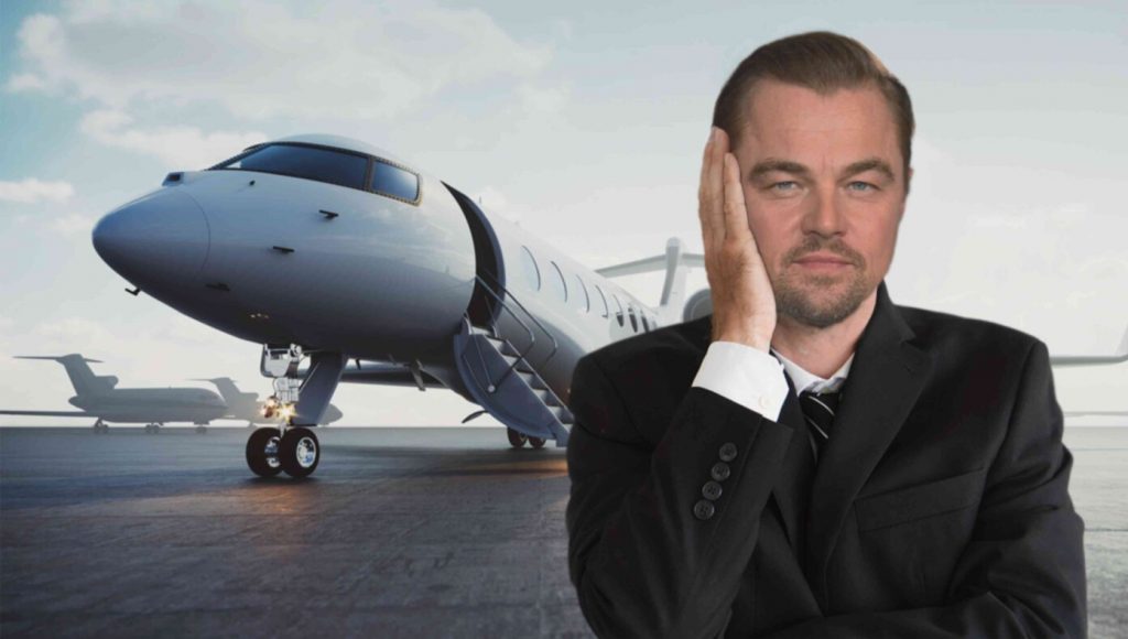 SATIRE – To Protest Contributors To Climate Change, Leonardo DiCaprio Glues Self To Self