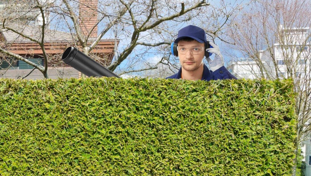 SATIRE – Gardener Lurks In Bushes Waiting To Fire Up Leaf Blower The Second Your Zoom Call Starts