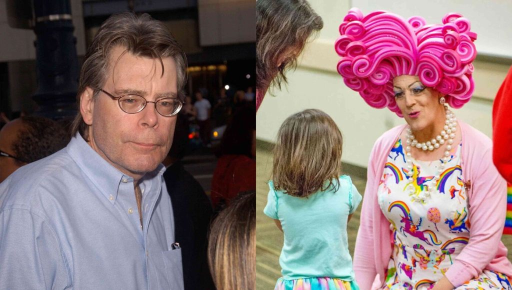 SATIRE – Stephen King Sues Drag Queens For Infringing His Copyright On Terrifying Clowns That Prey On Children