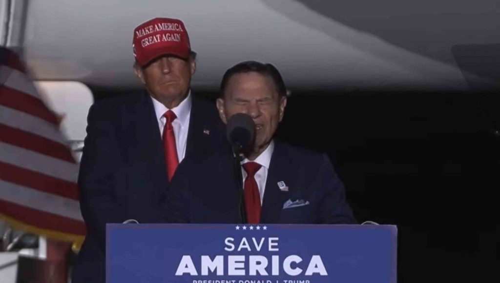 SATIRE – Satan Leads Prayer At Trump Rally