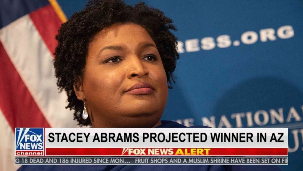 SATIRE – Fox News Calls Arizona For Stacey Abrams