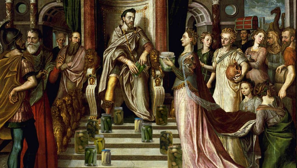 SATIRE – Historians Believe King Solomon Spent Up To 3 Hours Every Day Just Opening Pickle Jars