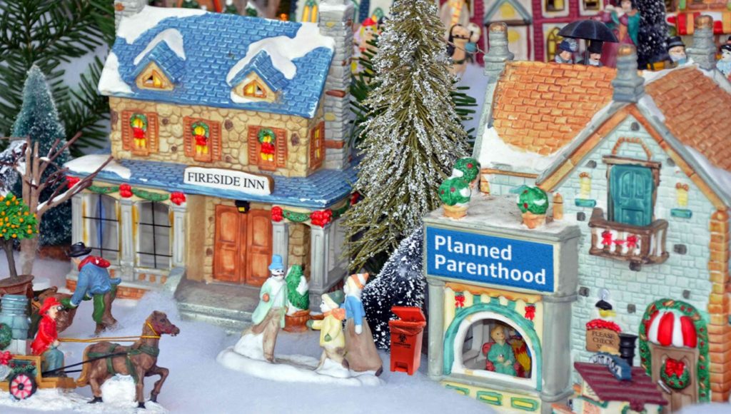 SATIRE – Progressive Family Adds New Planned Parenthood Location To Christmas Village Display