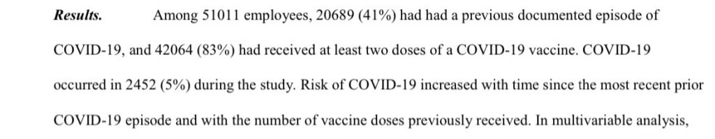 URGENT: Two new studies show mRNA-jabbed people have a much higher risk of getting Covid than unvaccinated people
