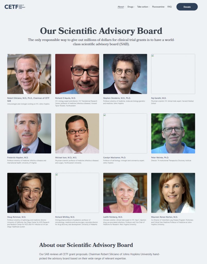 Will these 12 top scientists from the CETF SAB do the right thing? I seriously doubt it.