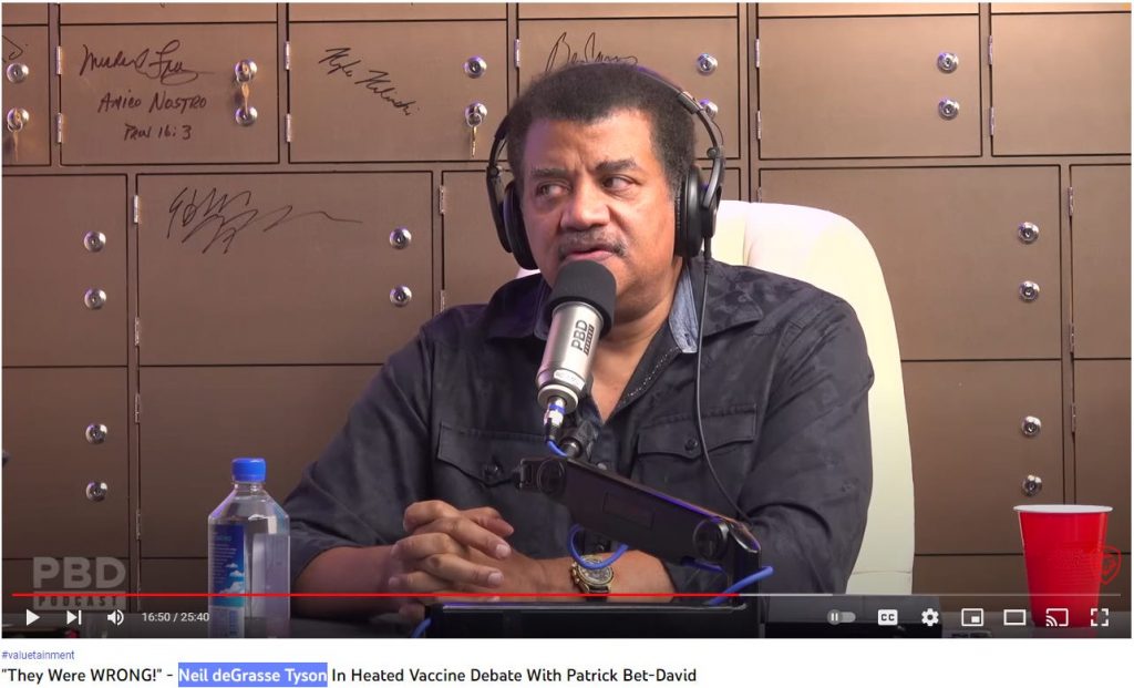 Neil deGrasse Tyson: There is NFW that the COVID vaccines have saved tens of millions of lives