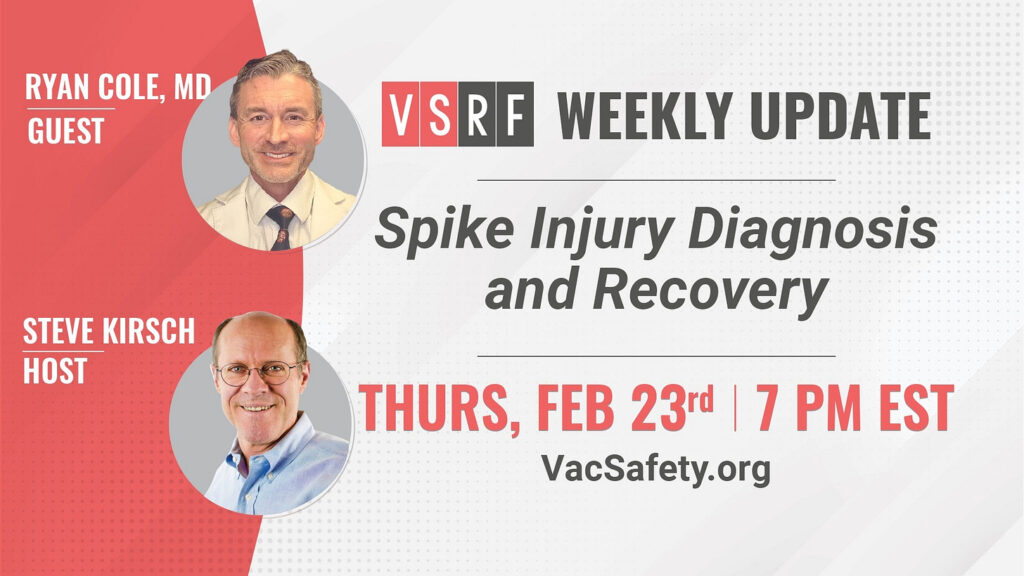 VSRF call Thurs: Dr. Ryan Cole