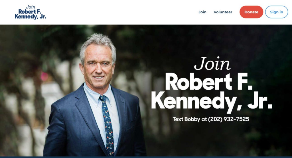 RFK Jr. exploratory committee is now live