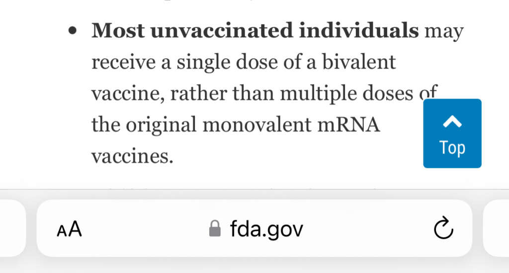 VERY URGENT: the FDA is raising the white flag on the mRNA Covid shots.