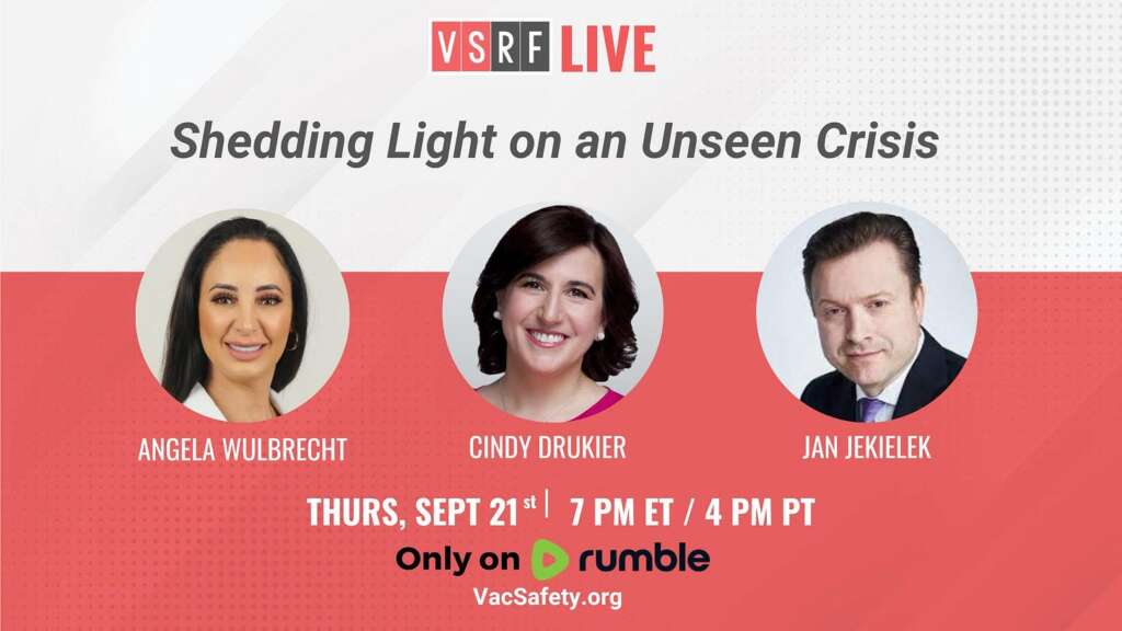 VSRF LIVE Tonight: The Crisis of the Vaccine Injured