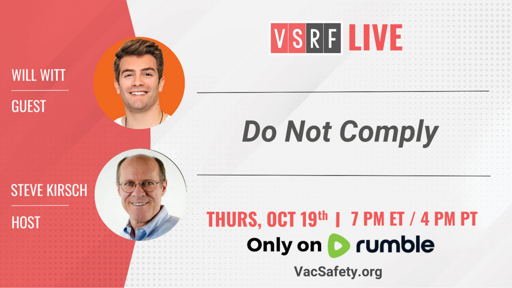 Tonight on VSRF LIVE: How to defeat America’s corrupt elite with Will Witt