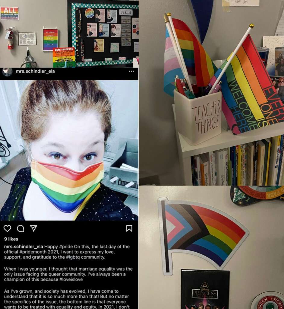 REPORT: Meet Caroline Schindler- a drag obsessed middle school teacher with a classroom full of LGBTQ propaganda who wants to be her students’ “mom”